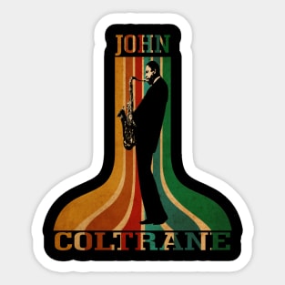 john coltrane Sticker